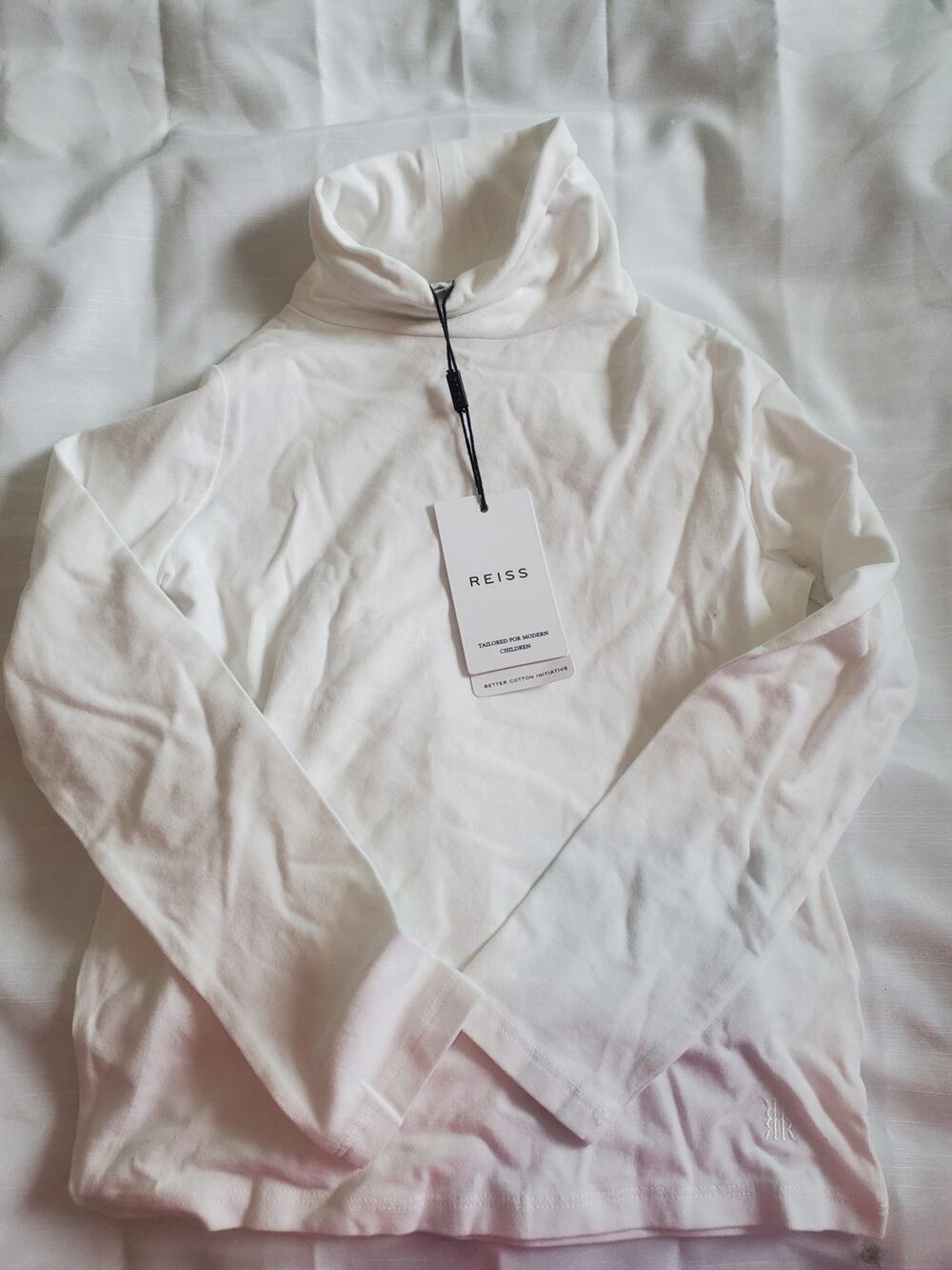 Reiss children's long-sleeved Turley neck shirt. A14